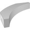 Ekena Millwork 4-in. W x 22-in. D x 22-in. H Thorton Architectural Grade PVC Knee Brace BRCP04X22X22THR - alternate 6